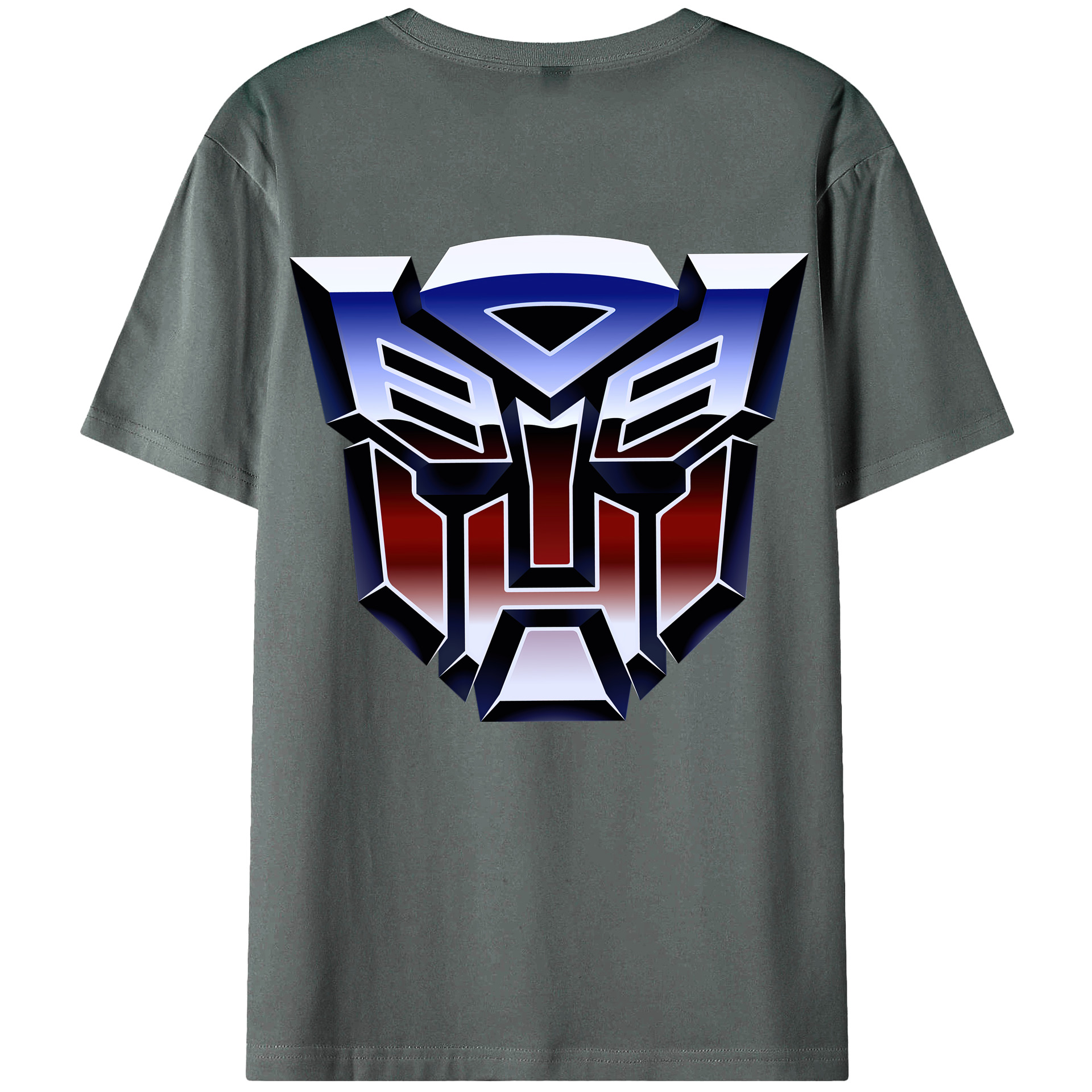 （画像用）  綿100％ メンズ半袖Tシャツ（バックプリント） 通気性